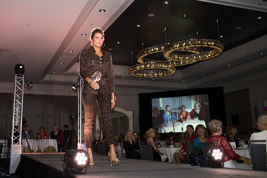 Overall, the color theme for the morning was black, gold and red.