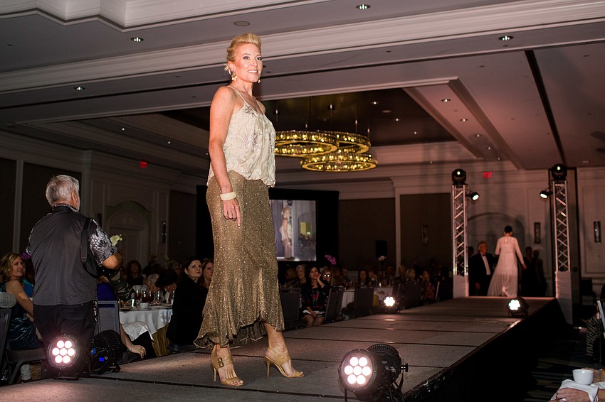 Gold sparkled the runway on many occasions.