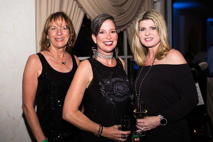 Auction Chairwoman Bernie Gottschauk with Co-Chairwomen Wendy Rossiter and Kimberley Mancini
