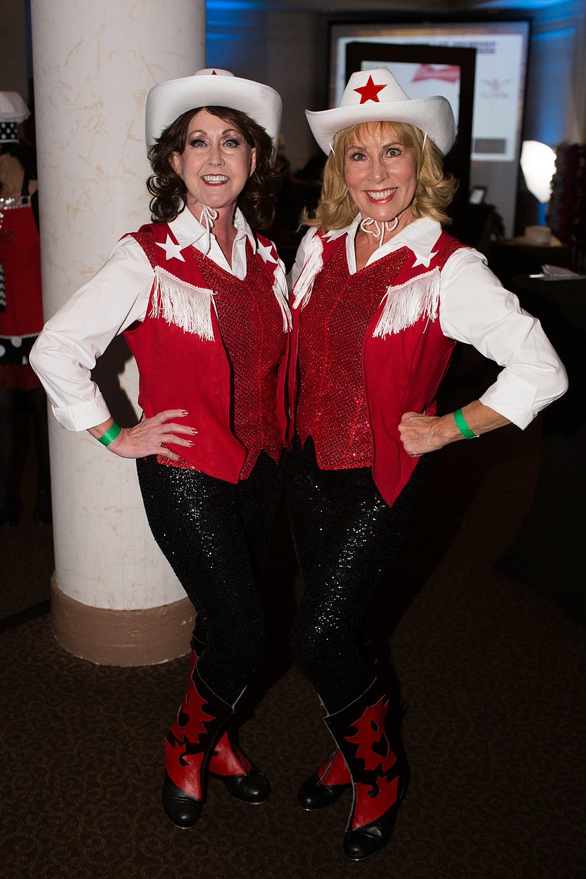 Flash Tappers Victoria Tokarz and Nancy Creighton