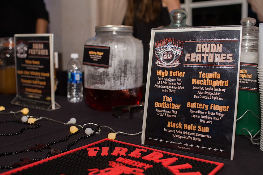 The cocktail drinks had clever names, including the most popular, The Godfather.