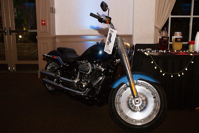 In true Thunder By The Bay fashion, the room was decorated with motorcycles.
