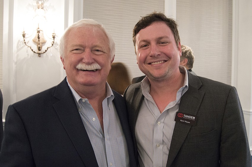 Executive Director of the Sarasota Arts and Cultural Alliance Jim Shirley and Kent Hayes