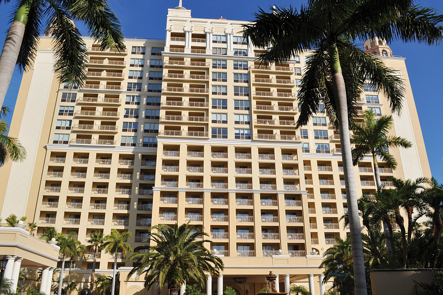The Ritz-Carlton, Sarasota was constructed in 2001.