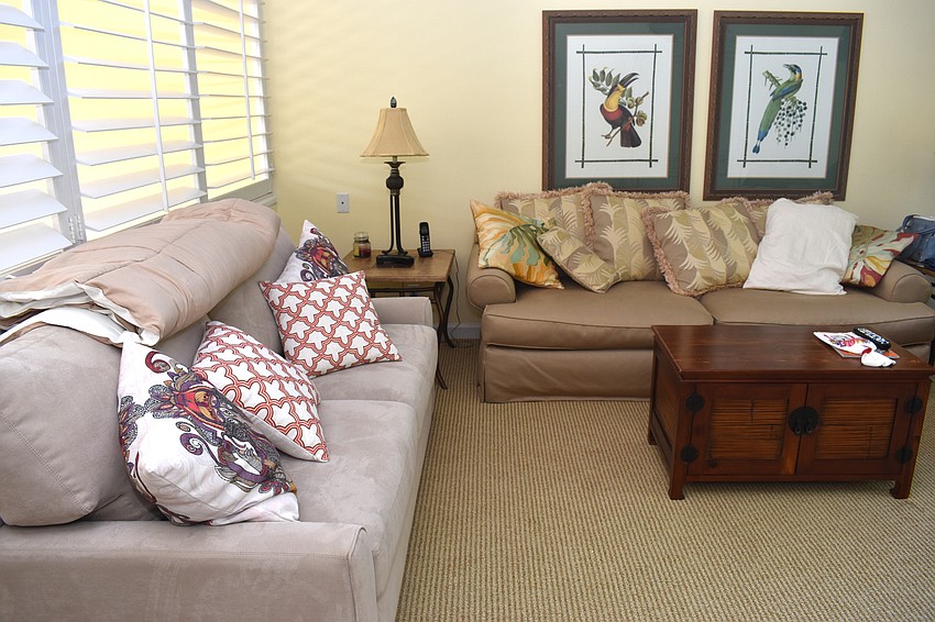 Two rooms on the second floor offer more sleeping and entertaining space.