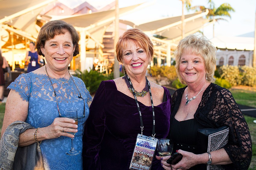 Jill Mudge, Van Wezel Executive Director Mary Bensel and Sally Demi