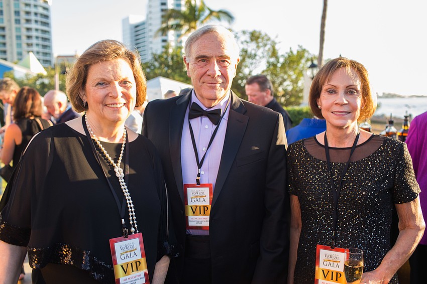 Elaine McClure with Bill and Joanne Powers