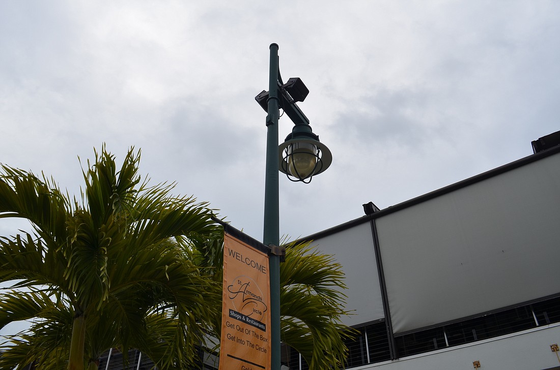 The BID is considering replacing the existing speaker system on St. Armands Circle, installed in the early 2000s.