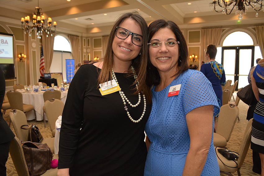 Breanca Niski, a Lakewood Ranch Business Alliance membership committee member and employee at Brown & Brown Insurance, catches up with Lori Ruth, of Observer Media Group.