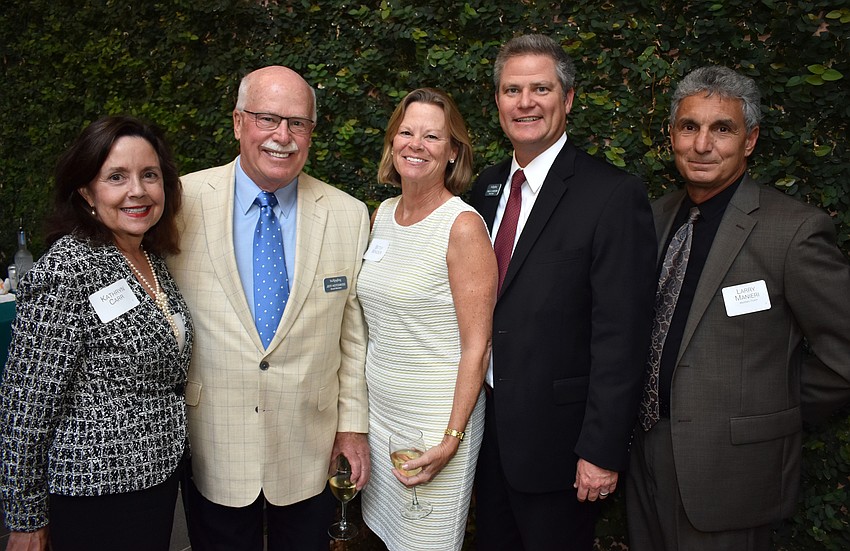Kathryn Carr, Jeff Hotchkiss, Board Chairman Paul Hudson, Betsy Winder and Larry Manieri