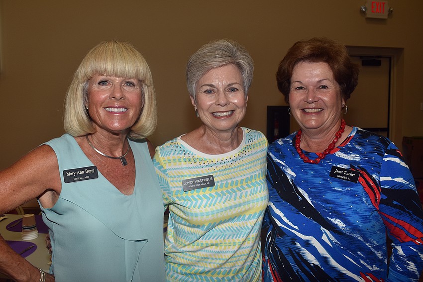 Mary Ann Bopp, Joyce Wartinbee and Janet Tuscher