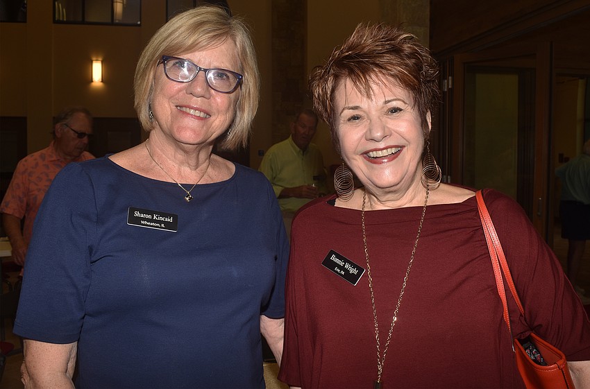 Sharon Kincaid and Bonnie Wright