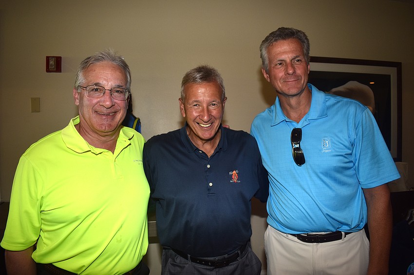 Tournament winners Bob Smith, Tom Guarino and Steve Golia