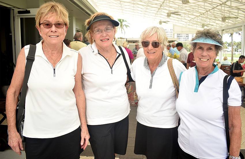Alice Garger, Pat Henry, Betsy Bauerscshmidt and Midge Pescatello