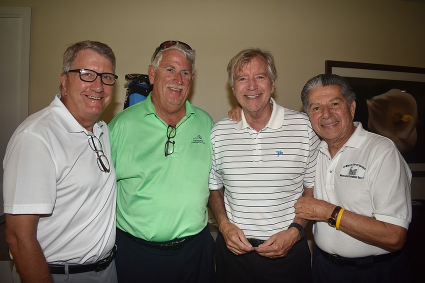 The second place winners with Lenny DiStefano