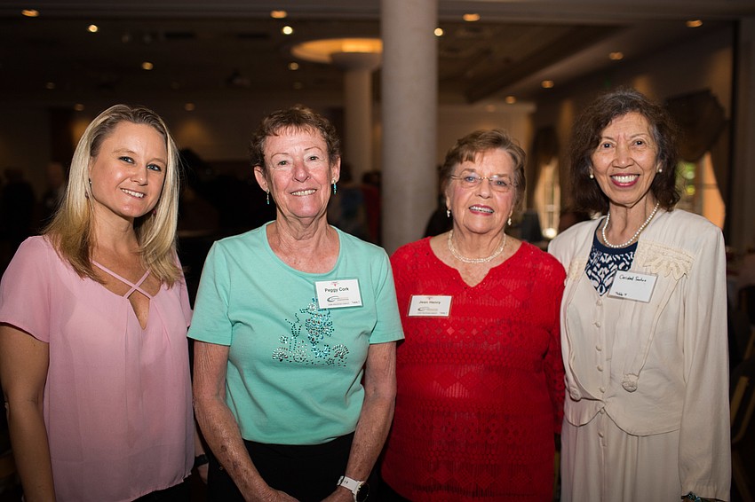 Andrea Capek, Peggy Cork, Jean Henry and Caridad Santes