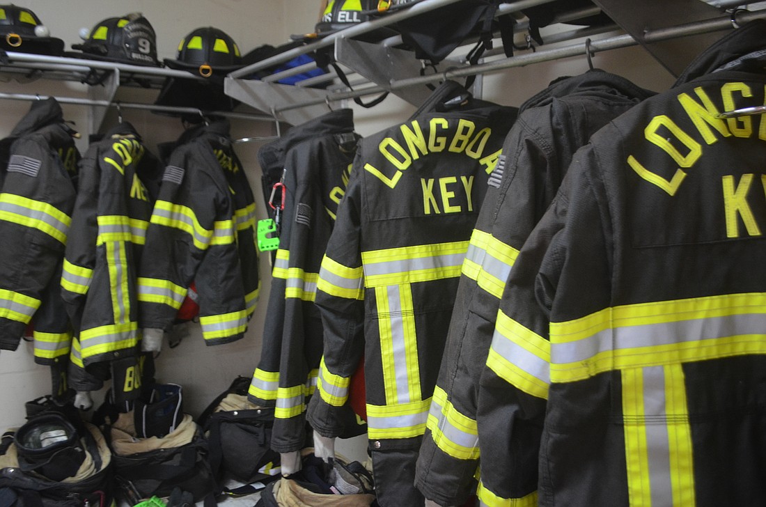 Among the specific changes proposed for firehouses are separate, vented storage locations for firefighters&#39; protective gear. Coats, boots and helmets should be kept away from living quarters.