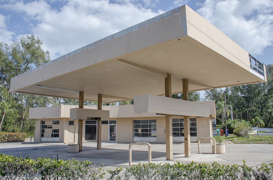 The gas station at the north end of Longboat Key has been abandoned for nearly a decade.