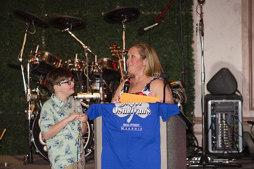 Prior patient Tyler and his mother spoke about Tyler's time at St. Jude.