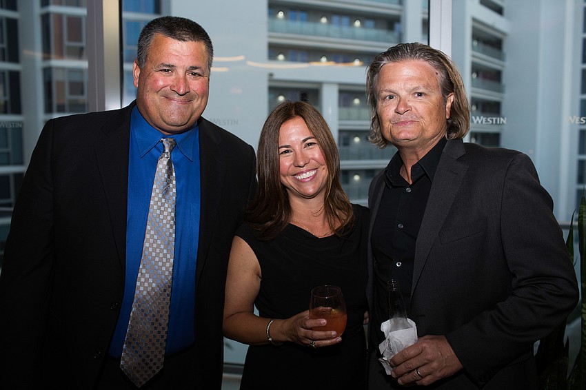 Jason and Alisa Bennett with David Young
