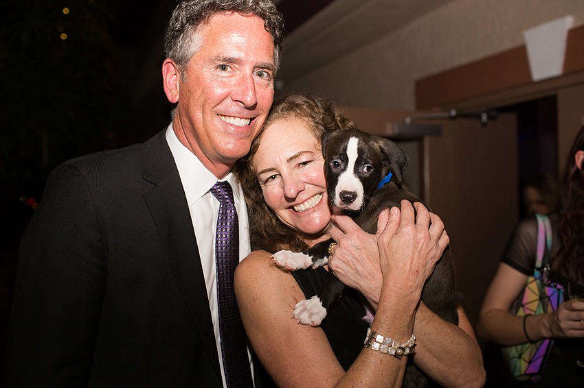 Carrington and Bette Swart with Yankee.