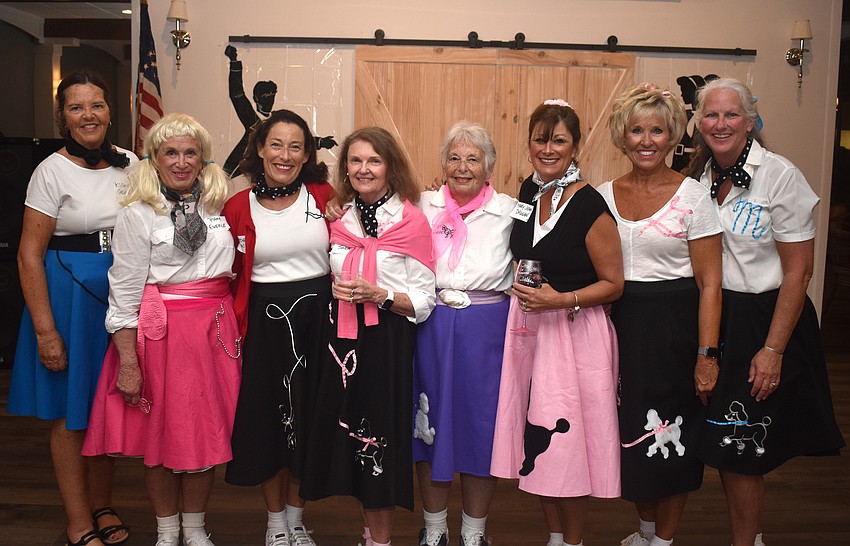 Kathy Sever, Pam Euerle, Gretchen Burns, Maureen Shea, Pat Geraci, Mary Jean Drugan, Gwen Wallin and Marcy Dice