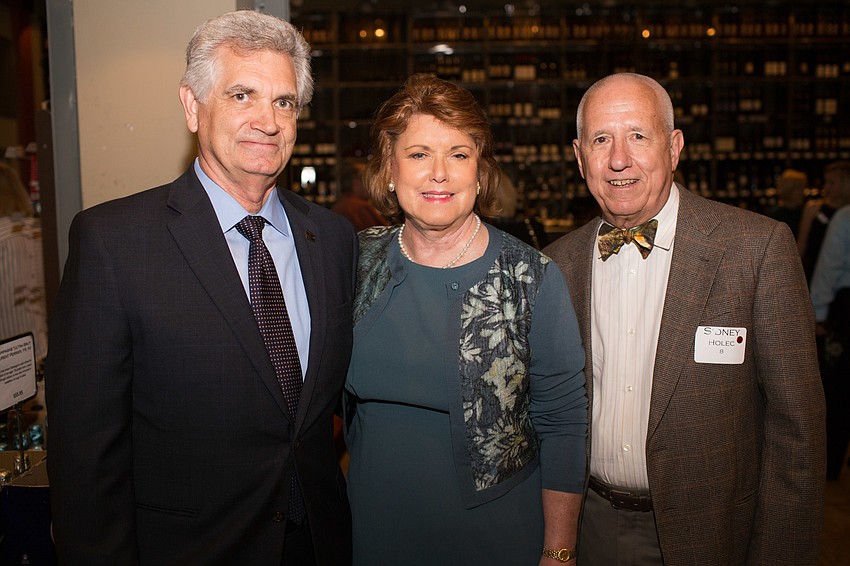 Larry Winegar with Anita and Sidney Holec