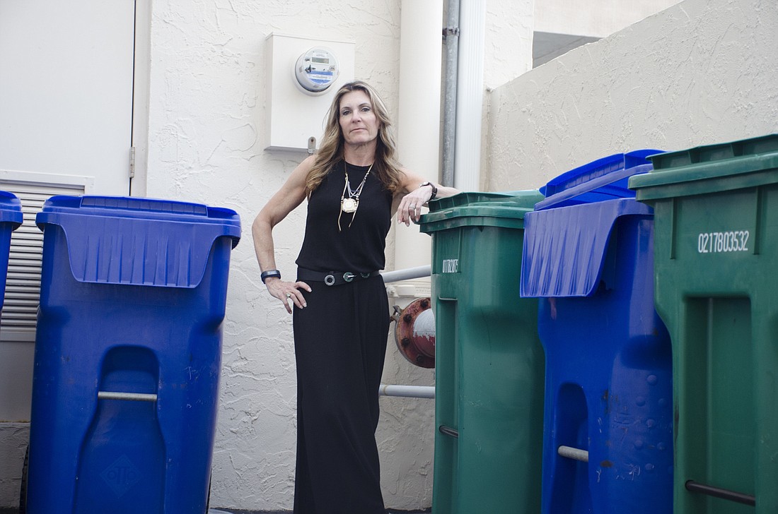 Ellen Levine lobbied her condo board, management, the Town&#39;s Public Works and Wast Management to allow boxes to be recycled at Sea Gate