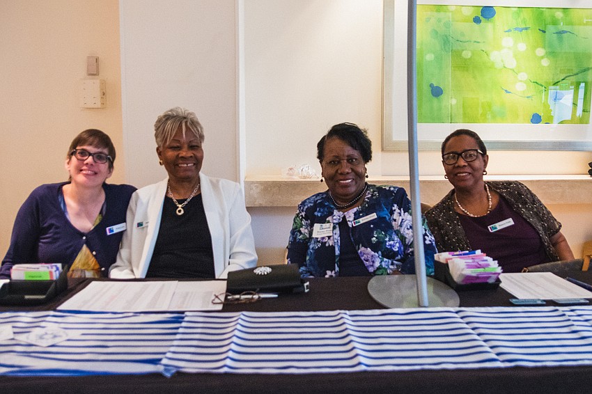 Krista Lohr, Izetta Fields, Shirley Shaw and Sharon Folta of Sarasota Women of Action