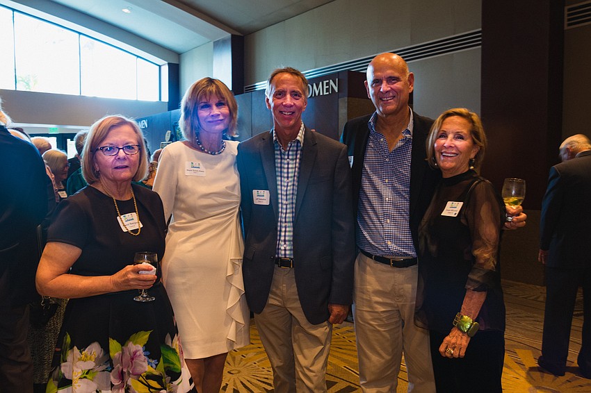 Carol Rescigno, Former Mayor of the City of Sarasota Suzan Atwell, Jeff Sebeika, Charlie Husking and Susan McLeod