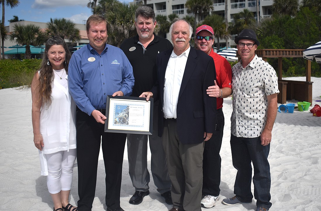 The Resort at Longboat Key Club directors accept the certification on Feb. 22.