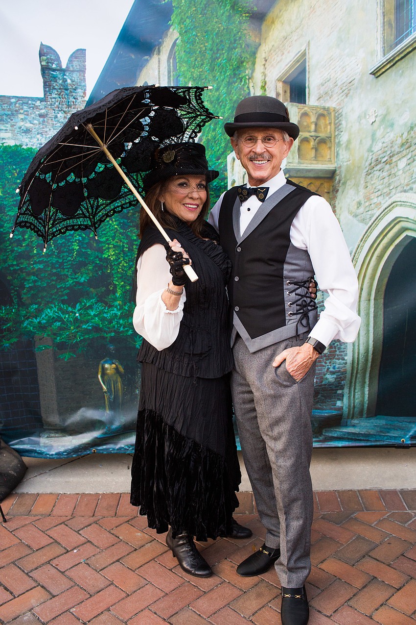 Chairwoman Marie G. Kropp and Dickie Smothers