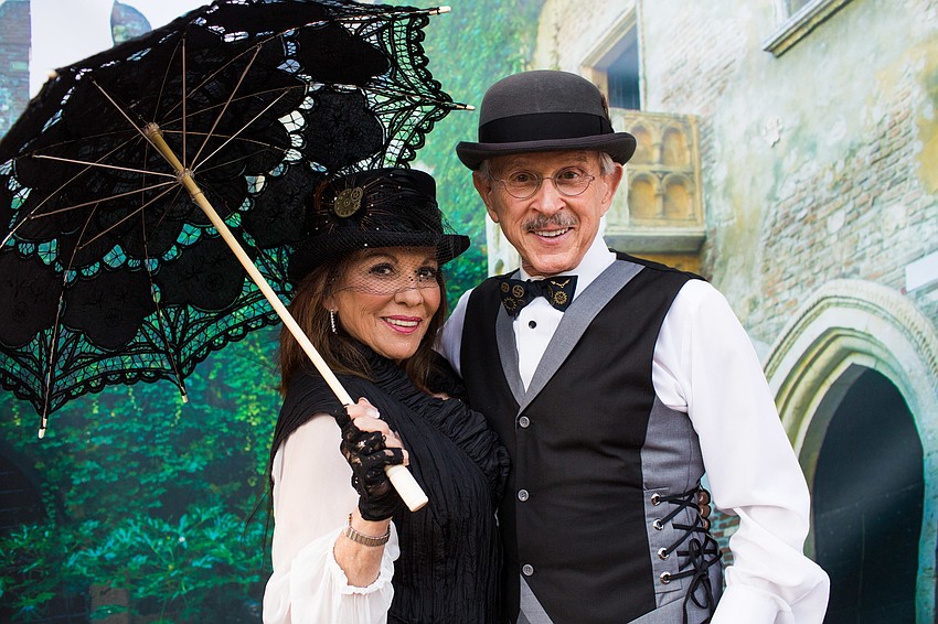 Chairwoman Marie G. Kropp and Dickie Smothers