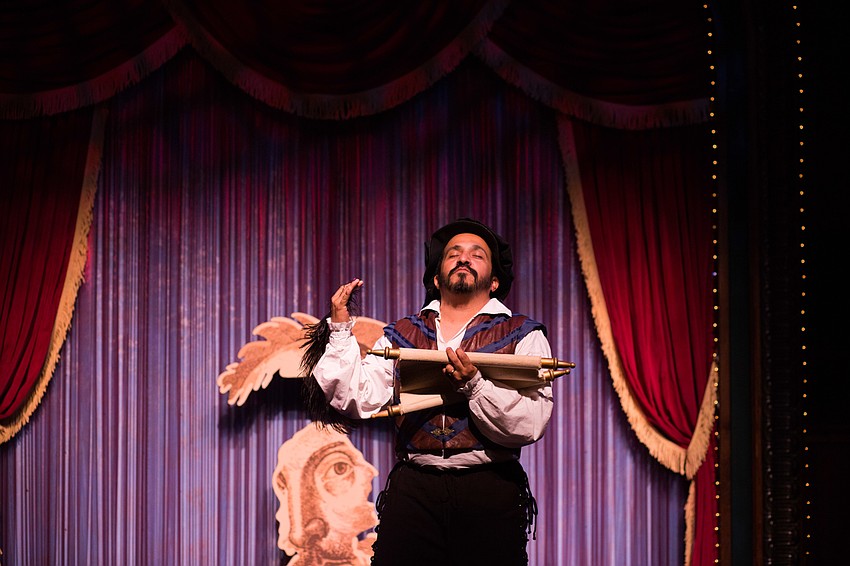 Improv skits were held throughout the night, which also featured different Shakespeare plays, featuring Will Luera, FST’s director of improv as Shakespeare.