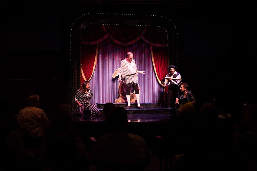 The actors from the improv skit included Will Luera, Jim Prosser, Christine Alexander, Emily Levin and James Kassees.