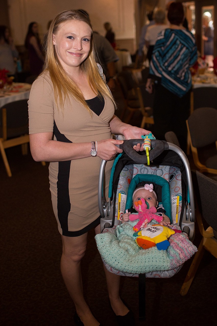 Kristin Mitchell with daughter Izabelle