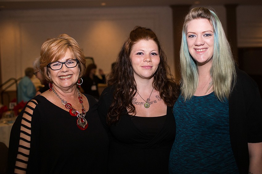Lynne Ross, Michaela Potter and Sarah Guinn