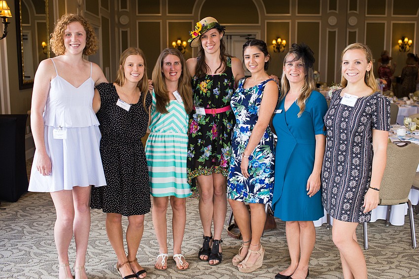 Gabrielle Hattman, Katherine Eaton, Lauren Uslin, Kari Imhot, Camila Vallejo, Erinn Miller and Constance Sartor