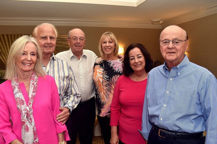 Carol and Robert Baldwin, John and Christine Brown and Mary Lou and Joe Nicolato