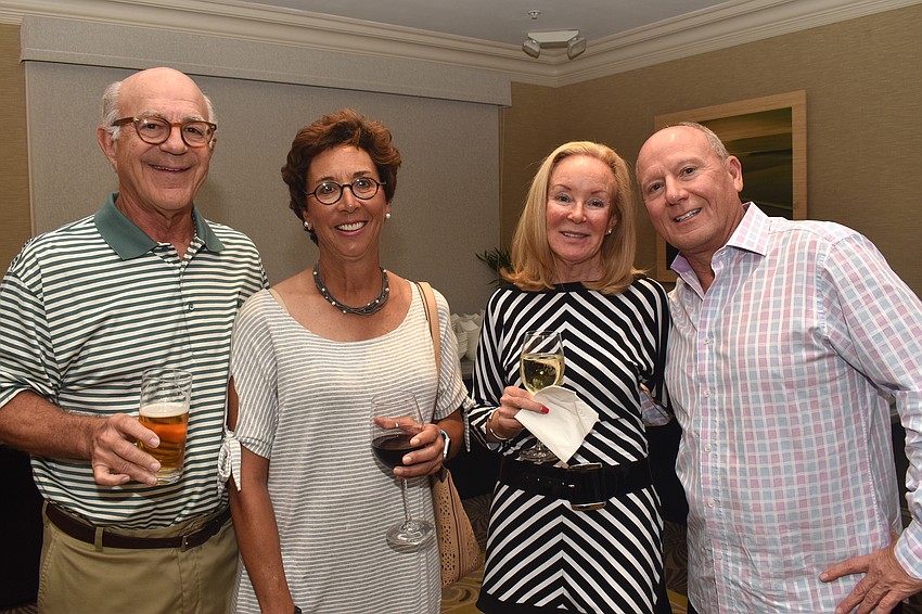 Barry and Amy Renninger, Donna Frieze and George Kennedy