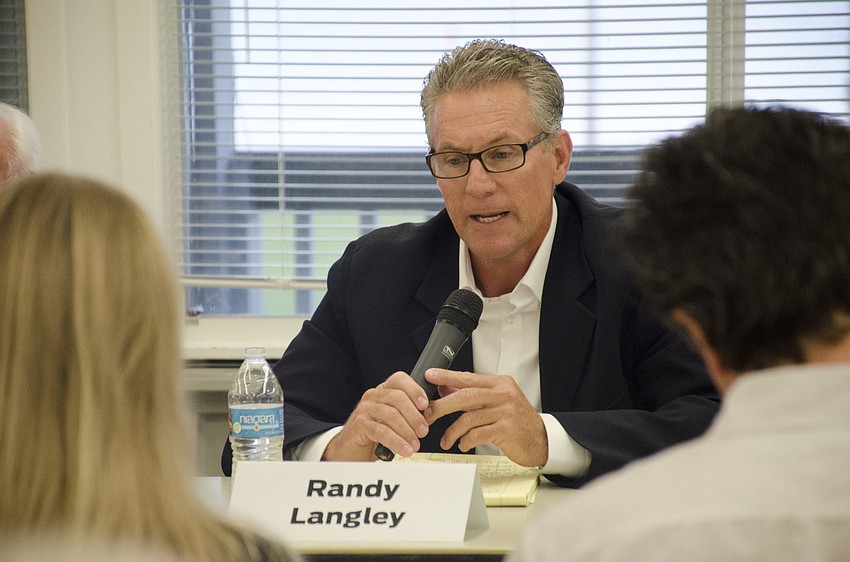 District 5 candidate Randy Langley said the only thing he would change about the island, after the overhead wires are underground, is the town lighting.