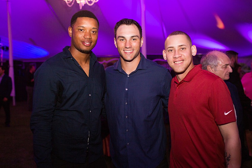 Pedro Araujo, Tanner Scott and Erik Salcedo