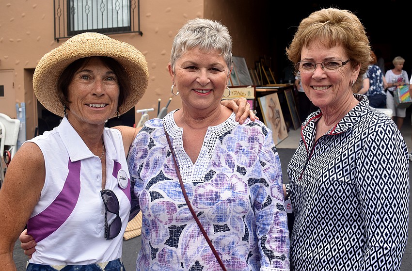 Carol Langlois, Elizabeth Lowther and Nancy Weaver