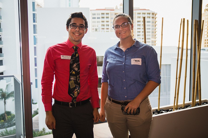 Aaron Cook and Sune Venter of the Boys and Girls Club