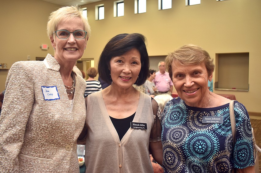 Jan Cady, Hannah Miller and Susan Johnson