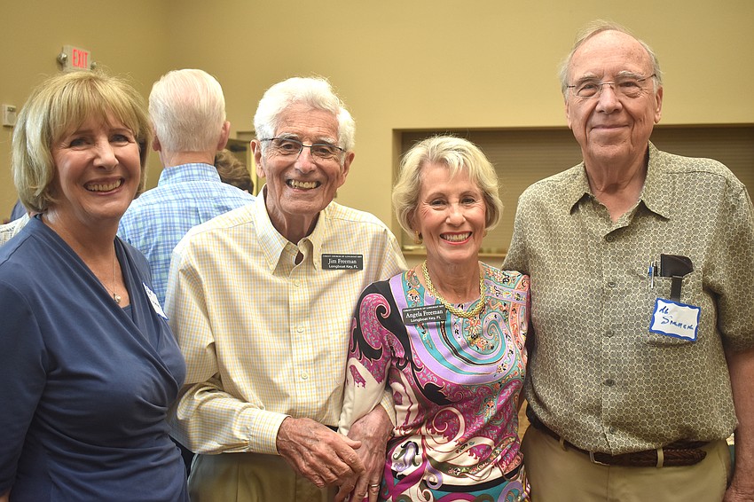 Barbara Siemen, Jim and Angela Freeman and Al Siemen