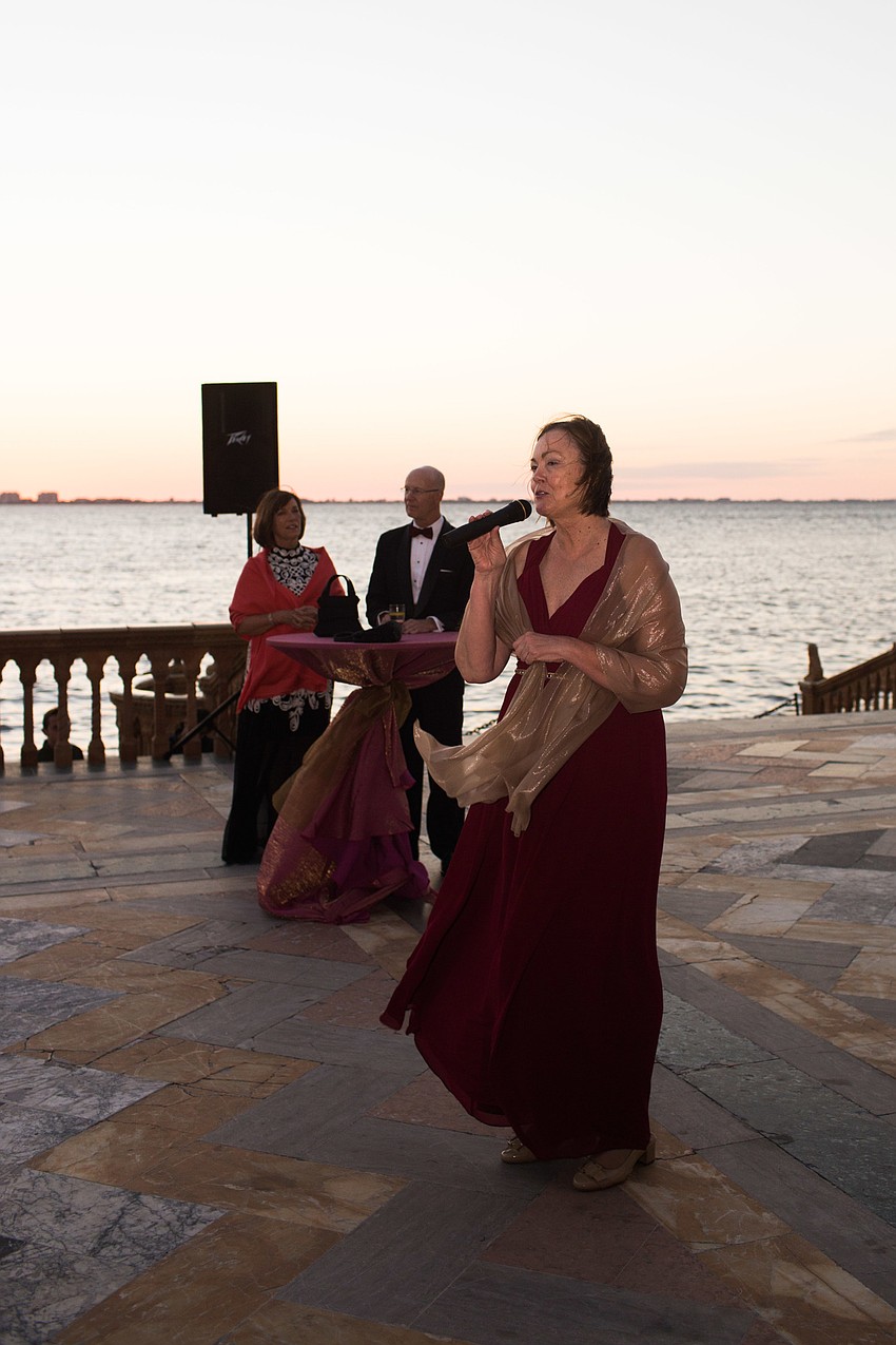 Sally McRorie, Provost and Executive Vice President for Academic Affairs of Florida State University, gives a presentation to attendees.