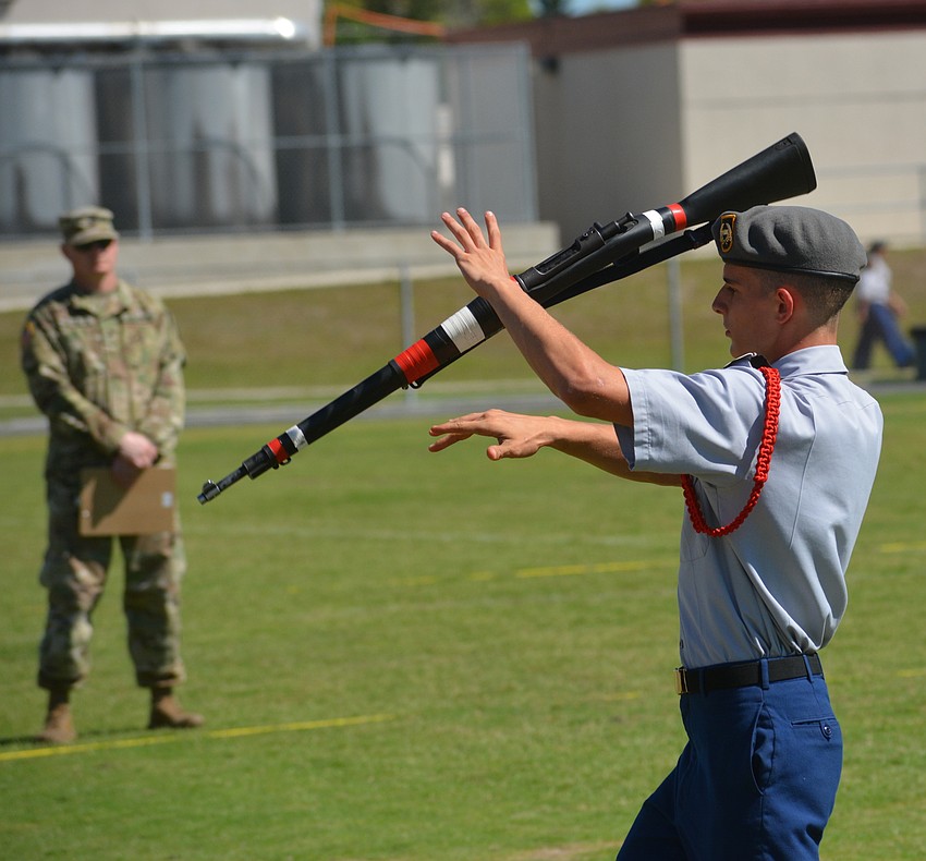 Every movement is watched by the judges.