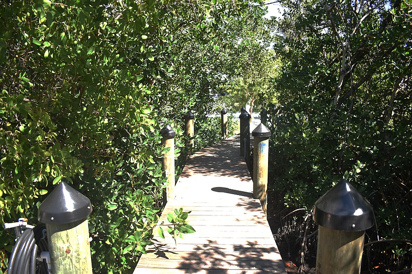 The Schneiderman home offers direct access to Bishop’s Bayou.