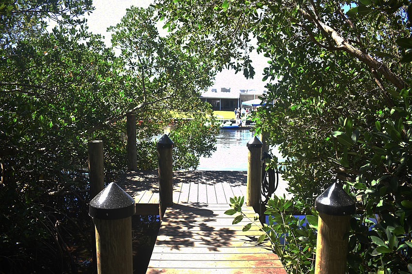 The Schneiderman home offers direct access to Bishop’s Bayou.